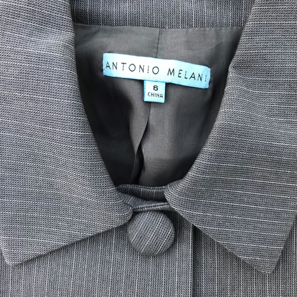 Antonio Melani Women Blazer Gray Coat Jacket - Picture 4 of 8